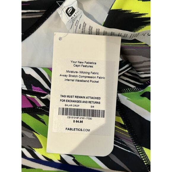 NWT Fabletics Salar Crop Women's size S - Picture 5 of 5
